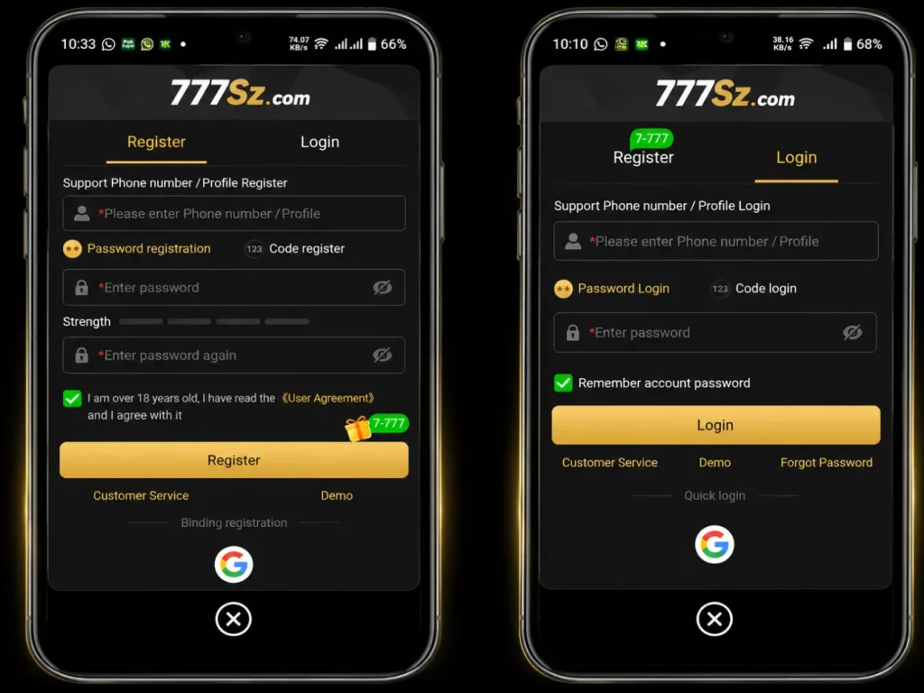 777SZ login